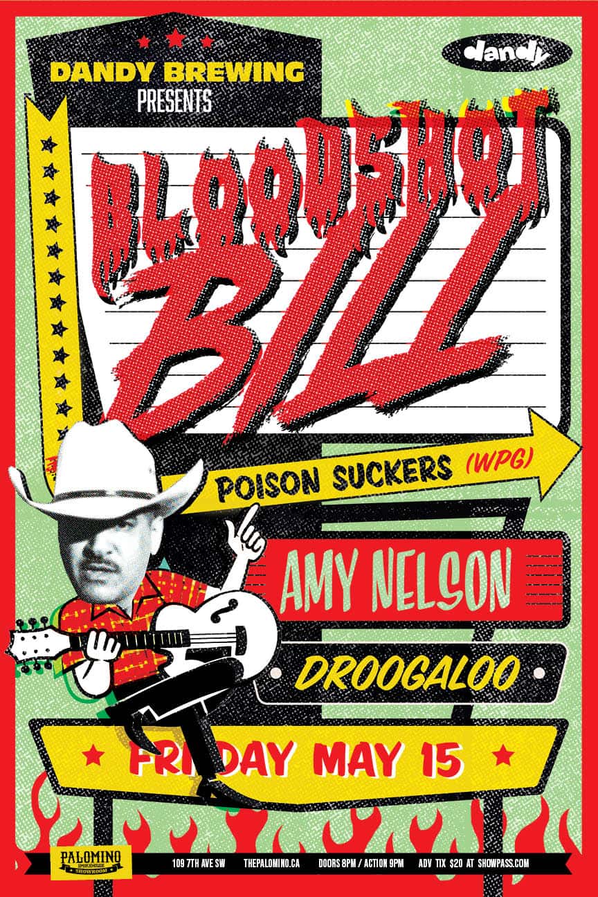 Bloodshot Bill, Poisin Sucker, Amy Nelson and Droogaloo